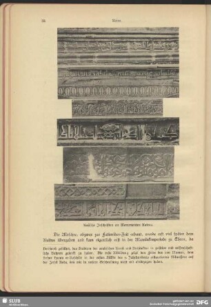 Kufische Inschriften an Monumenten Kairos
