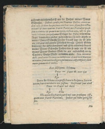Ecce subsequens Schema