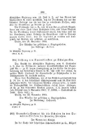 Leistung von Spanndiensten zu Schulzwecken : [V. Elementarschulwesen]