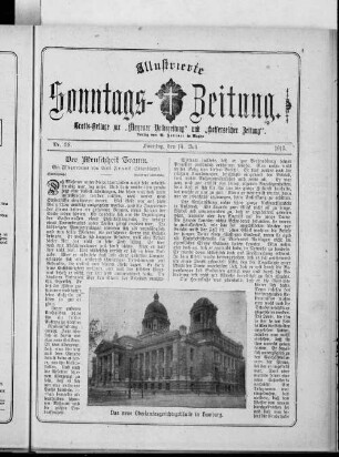 Illustrierte Sonntags-Zeitung. 1895-1917
