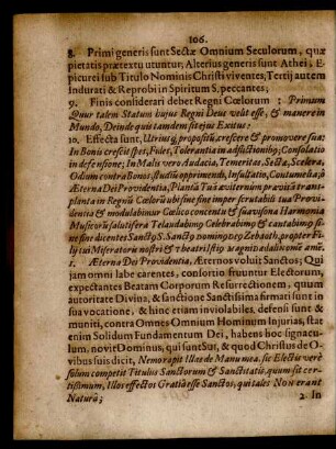 Aeterna Dei Providentia, Aeternos voluit Sanctos ...
