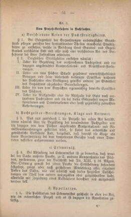 Tit. 3. Vom Prozeß-Verfahren in Pachtsachen