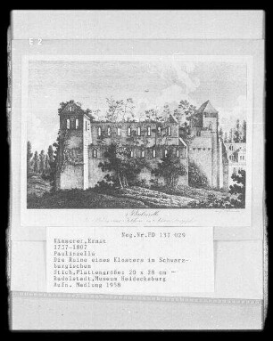 Paulinzella, Die Ruine eines Klosters im Schwarzburgischen