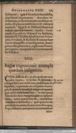 XXIX. Regiae cognationis exempla quaedam insigniora