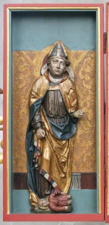 Kreuzigungsgruppe, Lebensbaum — Apostelaltar — Heiliger Augustinus