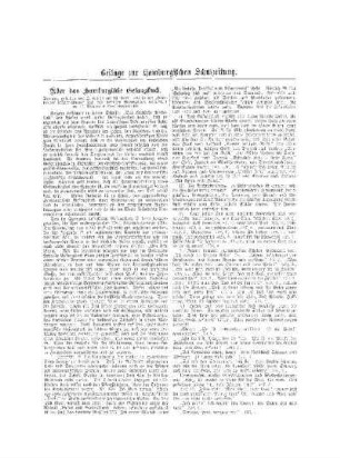 Über das Hamburgische Gesangbuch : Beilage zur Hamburgischen Schulzeitung