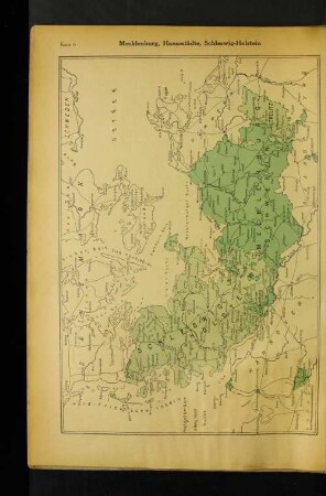 Mecklenburg, Hansestädte, Schleswig-Holstein