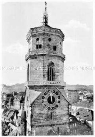 Turm der Stiftskirche in Stuttgart