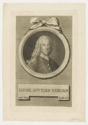 Bildnis des Paul Gottlieb Werlhof