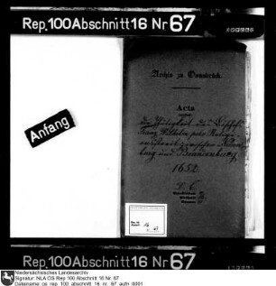Tätigkeit des Bischofs Franz Wilhelm im Religionsstreit zwischen Neuenburg und Brandenburg