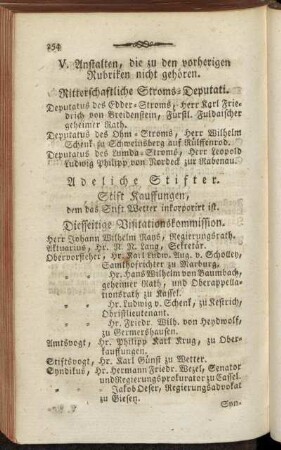 V. Anstalten, die zu den vorherigen Rubriken nicht gehören.