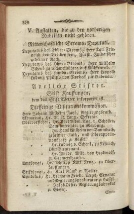V. Anstalten, die zu den vorherigen Rubriken nicht gehören.