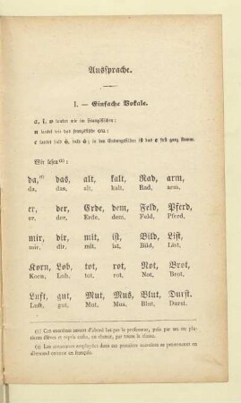 Aussprache