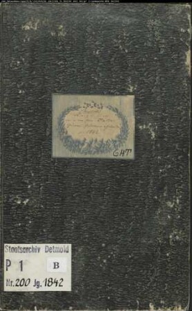 Kirchenbuchduplikat der evangelischen Gemeinde Halle, Kreis Halle (GHT 1842) (Gemeinde: Evangelische Gemeinde Halle)