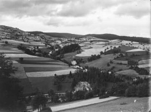 Felder : Blick über bestellte Felder bei Šumperk