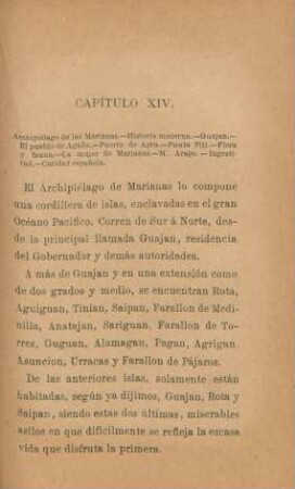 Capítulo XIV. Archipiélago de las Marianas. - ...