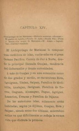 Capítulo XIV. Archipiélago de las Marianas. - ...
