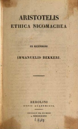 Ethica Nicomachea