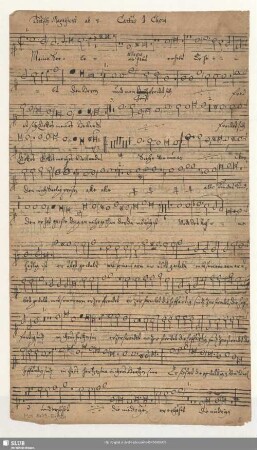 Cantus 1 Chori.
