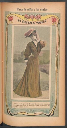 Para la niña y la mujer - La última moda [Dibujo]