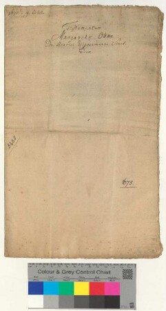 Testament der Margareta Otten, Witwe des Senators Heinrich Wipperman.