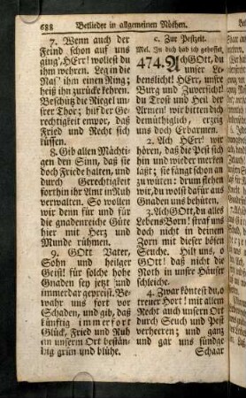 688-702, Ach Gott, du unser Lebenslicht...