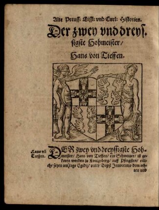 Der zwey und dreyssigste Hohmeister ...