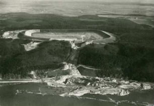 Schleuse der Staustufe Geesthacht, 1964-1965