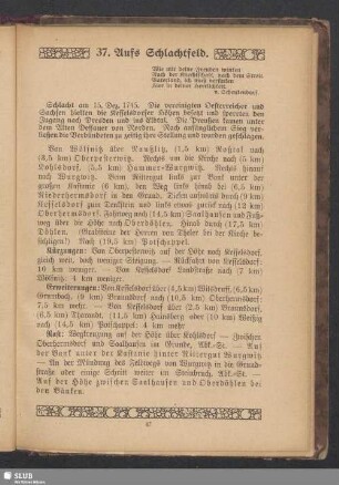 37. Aufs Schlachtfeld