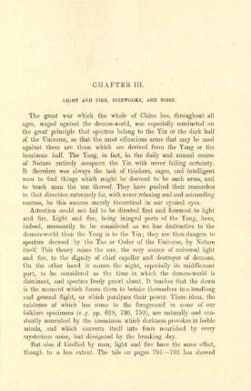 Chapter III. Light and fire, fireworks, and noise