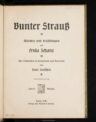 Bunter Strauß : Märchen und Erzählungen