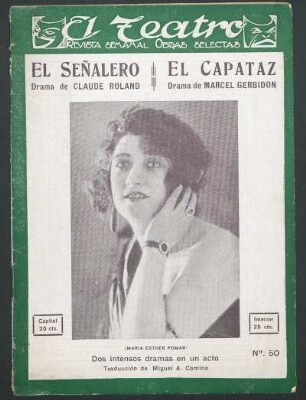 1922005000: El señalero : drama de Gran Guignol en un acto