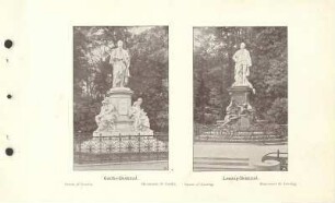 Goethe-Denkmal ; Lessing-Denkmal