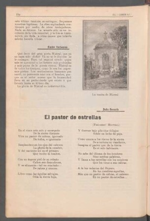 [Qué decir del gran poeta Mistral...] : [Traducción]