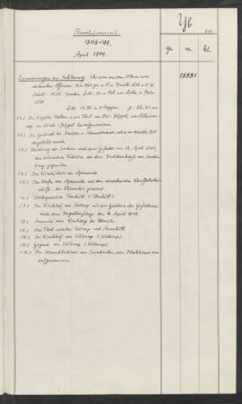 Schleswig-Holstein April 1849