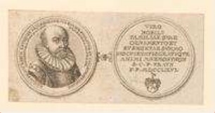 Medaille auf Paulus Praun, Antikenkenner und Kunstsammler; geb. 23. Oktober 1548; gest. 8. Juli 1616