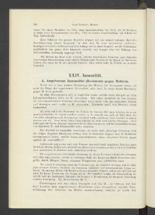 XXIV. Immunität.