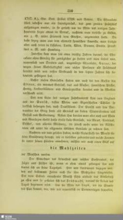 Die Mahlzeiten
