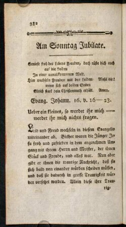 382-395, Am Sonntag Jubilate.