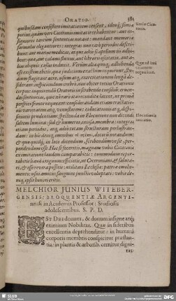 [De peregrinatione oratio]