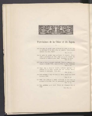 Porcelaines de la Chine et du Japon