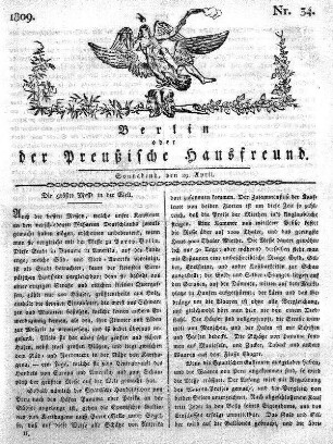 Nr. 34., 29. April 1809