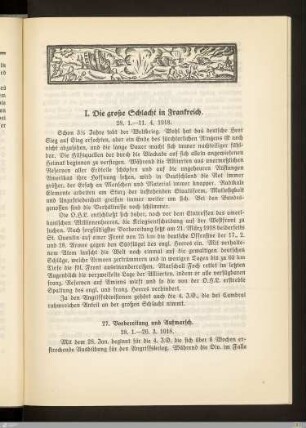 27. Vorbereitung und Aufmarsch