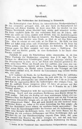 507-516, II. Sprechsaal
