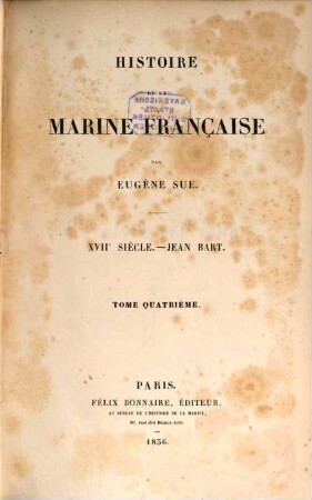 Histoire de la marine française, 4