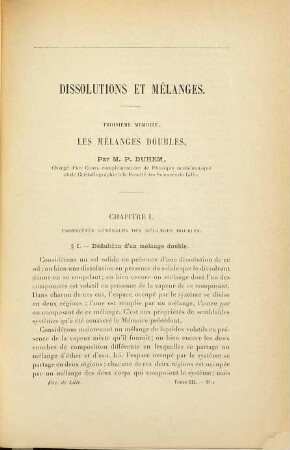 Dissolutions et mélanges, 3. Les mélanges doubles