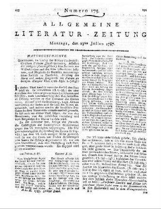 [Friedel, J.]: Anekdoten und Bemerkungen über Wien. In Briefen gesammelt. Wien: Hörling 1787