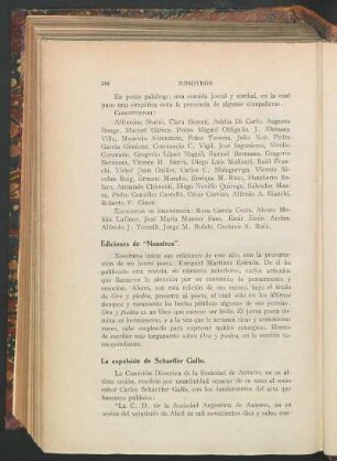 La expulsión de Schaeffer Gallo