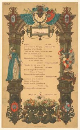 Menükarte : Banquet