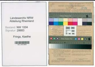 Entnazifizierung Kaethe Frings , geb. 21.01.1882 (Angestellte)